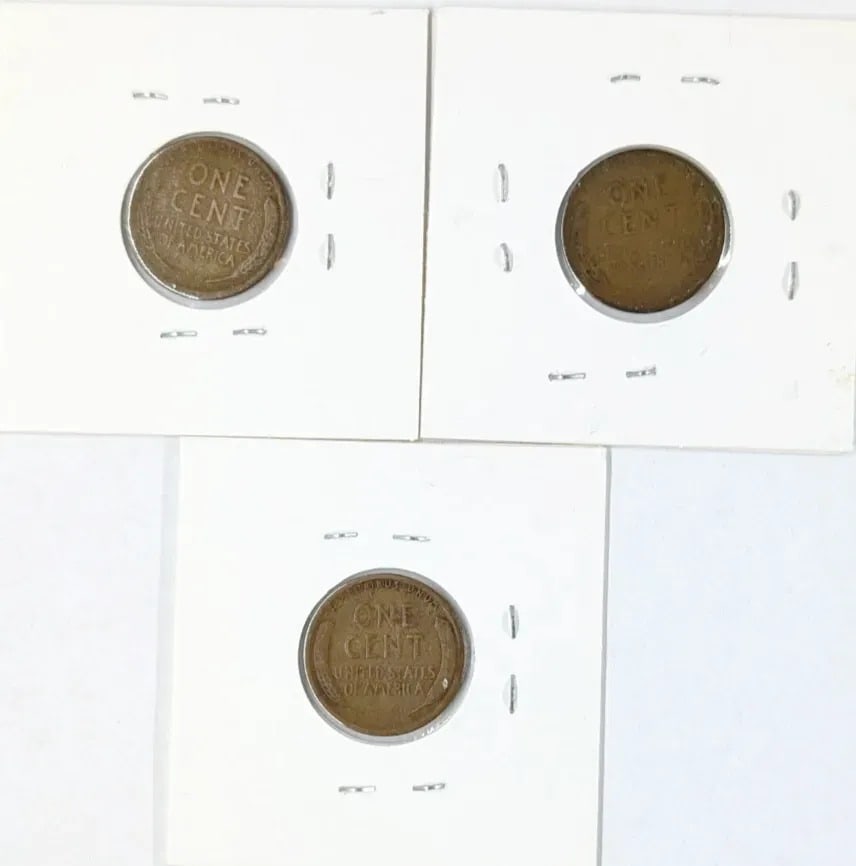 Lot of 2 Wheat Cents- 1916 S(2)/D - 2