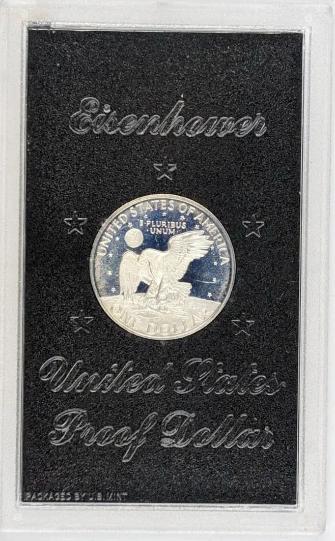 1971-S Eisenhower " Ike" Proof Silver Dollar - 3