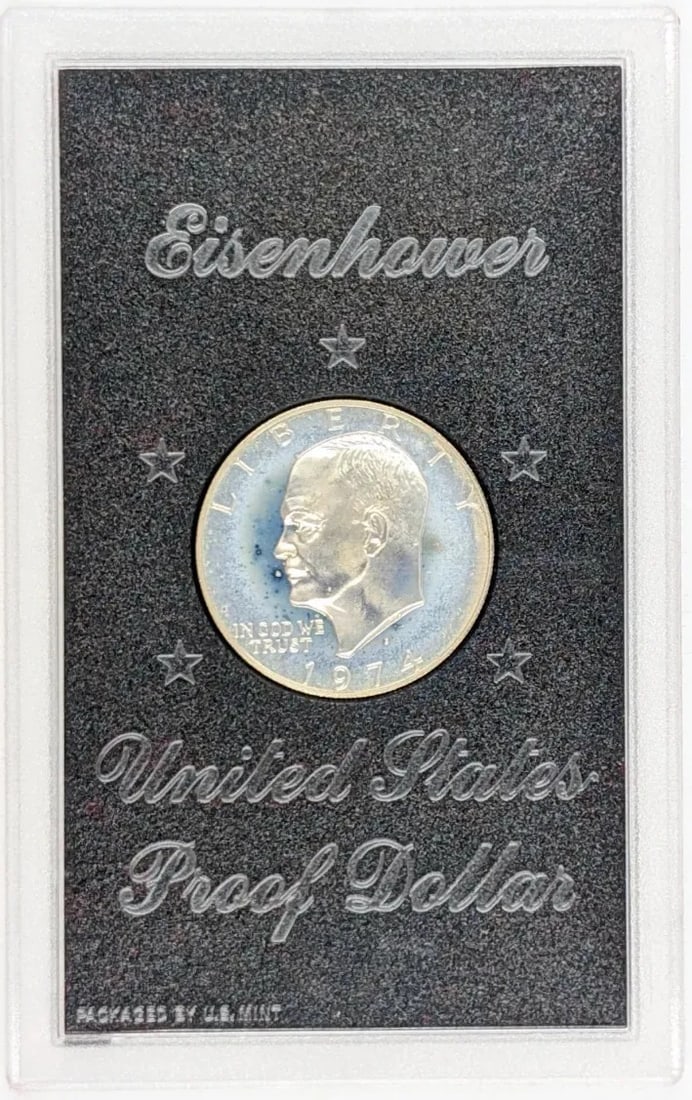 1974-S Eisenhower " Ike" Proof Silver Dollar - 2