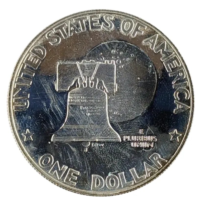 1976 Proof Bicentennial Eisenhower "Ike" Silver Dollar - 2