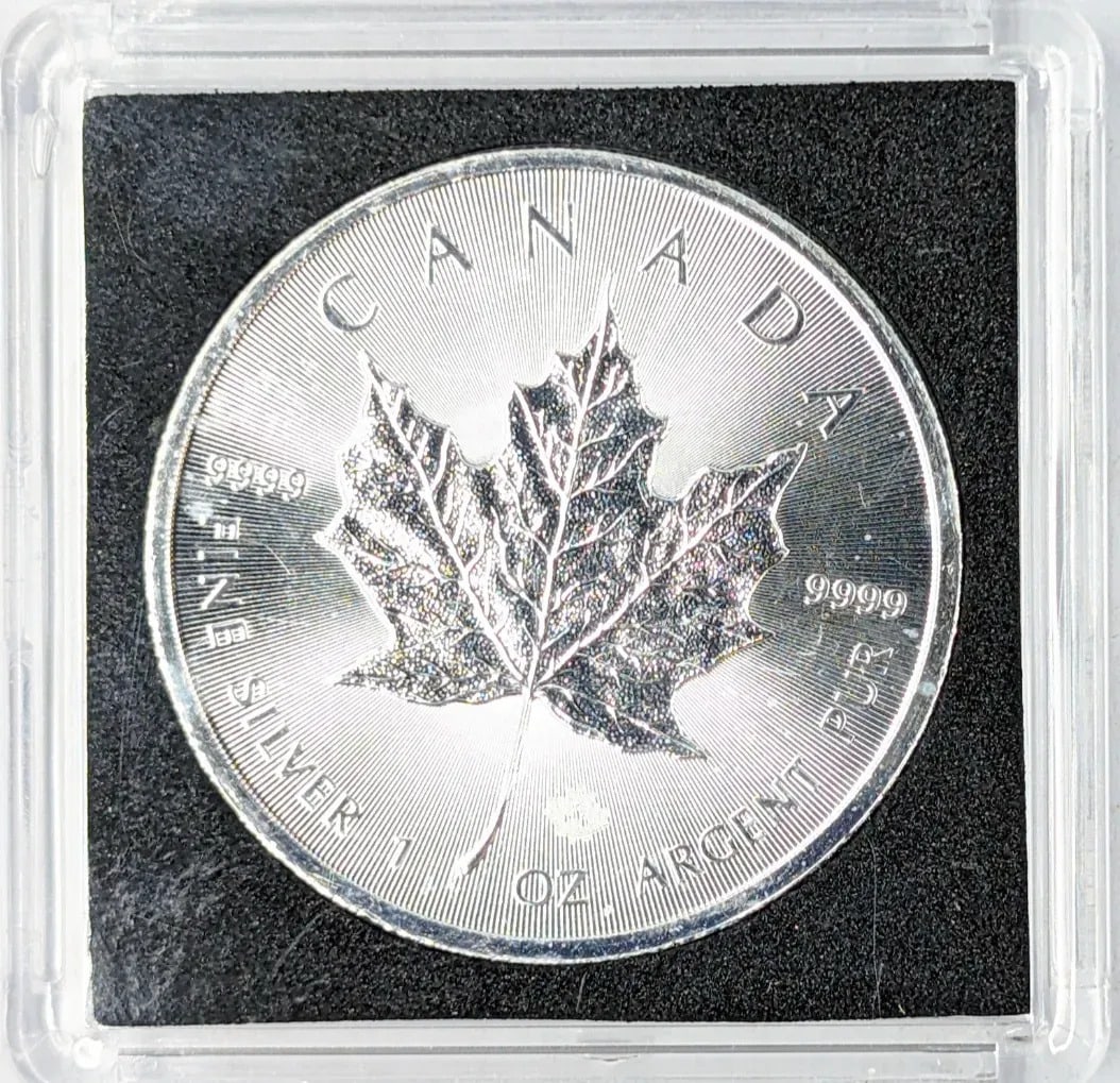 1 Ounce Fine .999 Silver Round-2016 Canadian Maple - 2