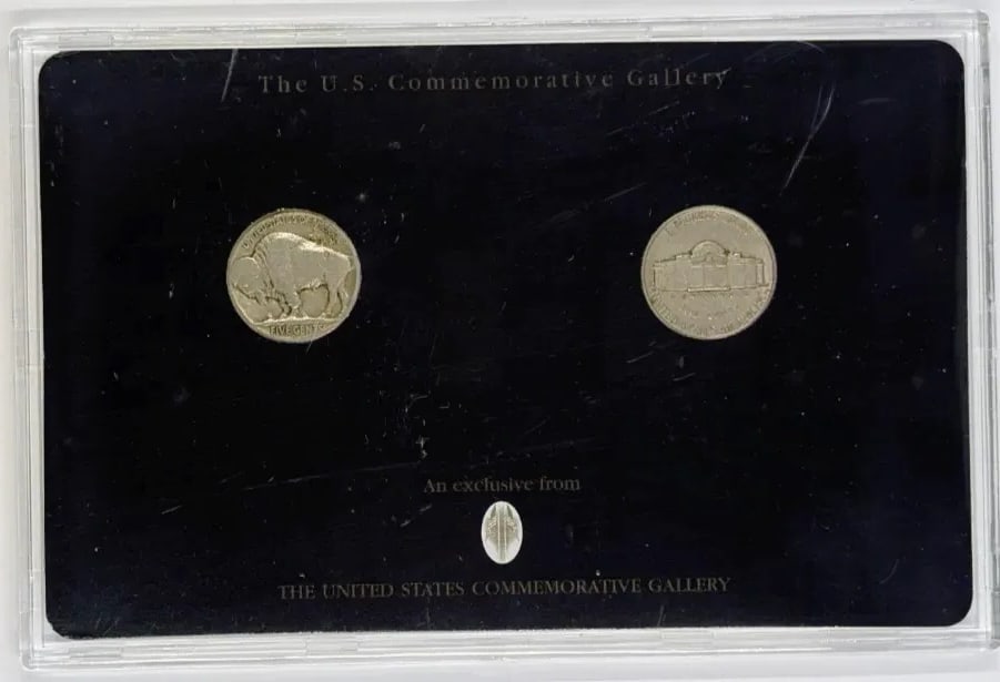 US Commemorative Gallery Great American Double Dated Nickel Set - 3
