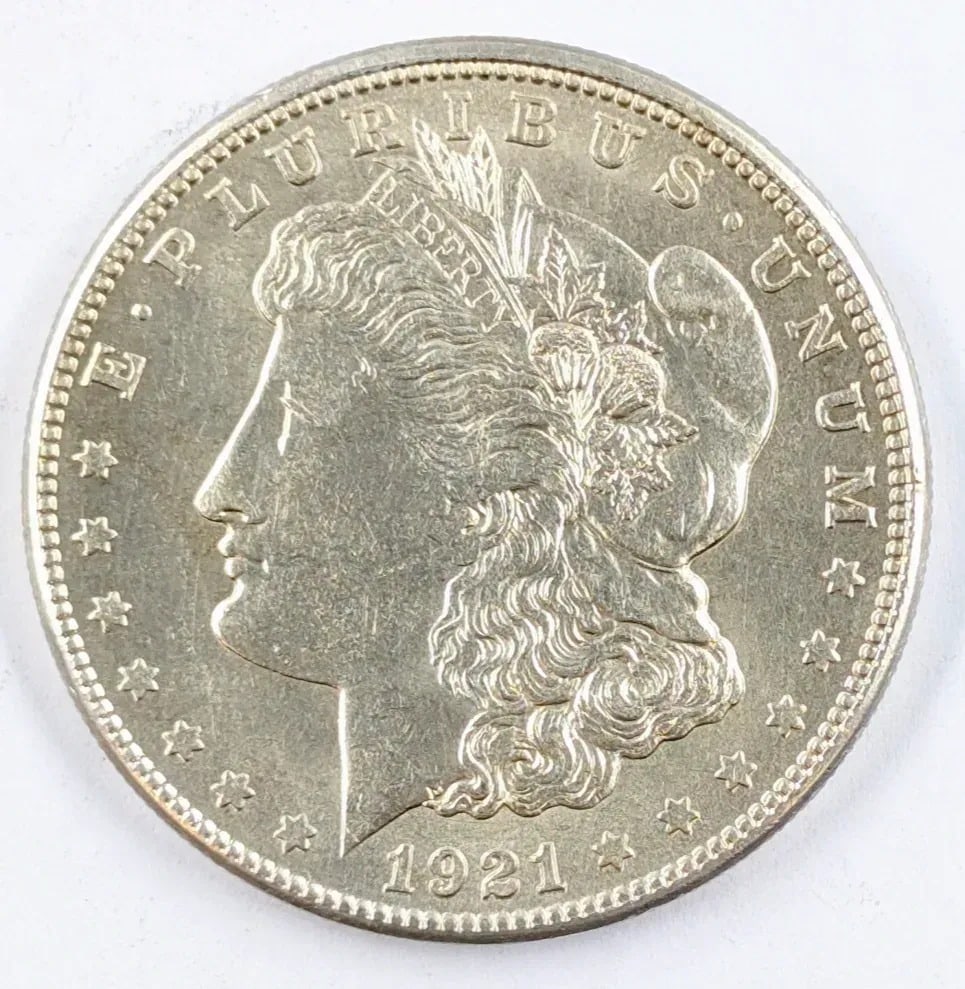 1921-S Morgan Silver Dollar: _