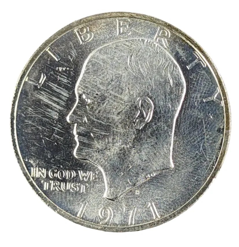 1971-S Eisenhower " Ike" Silver Dollar: _