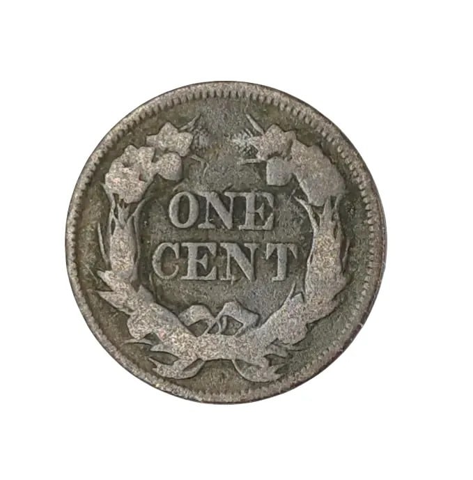 1858 Flying Cent - 2