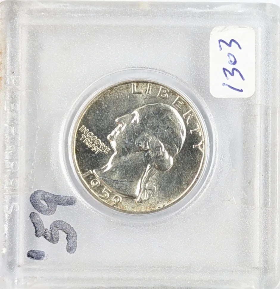 1959 Silver Washington Quarter: _