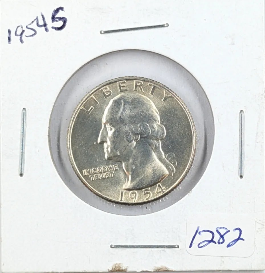 1954-S Silver Washington Quarter: _