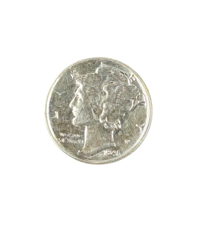 1945 Uncirculated Silver Mercury Dime (1 of 2)