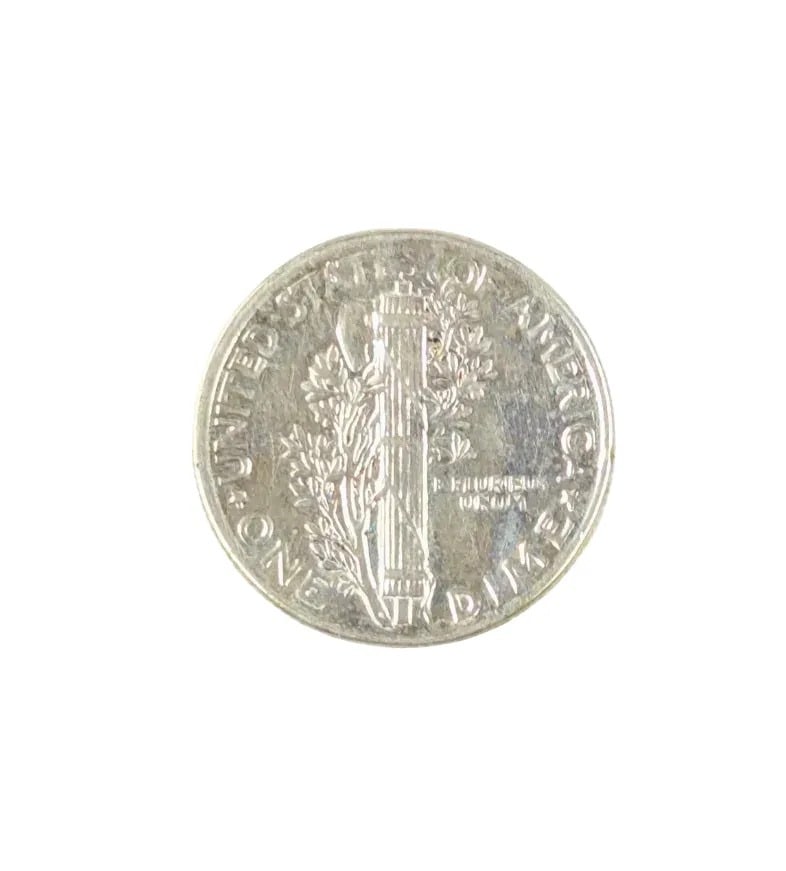 1945 Uncirculated Silver Mercury Dime - 2