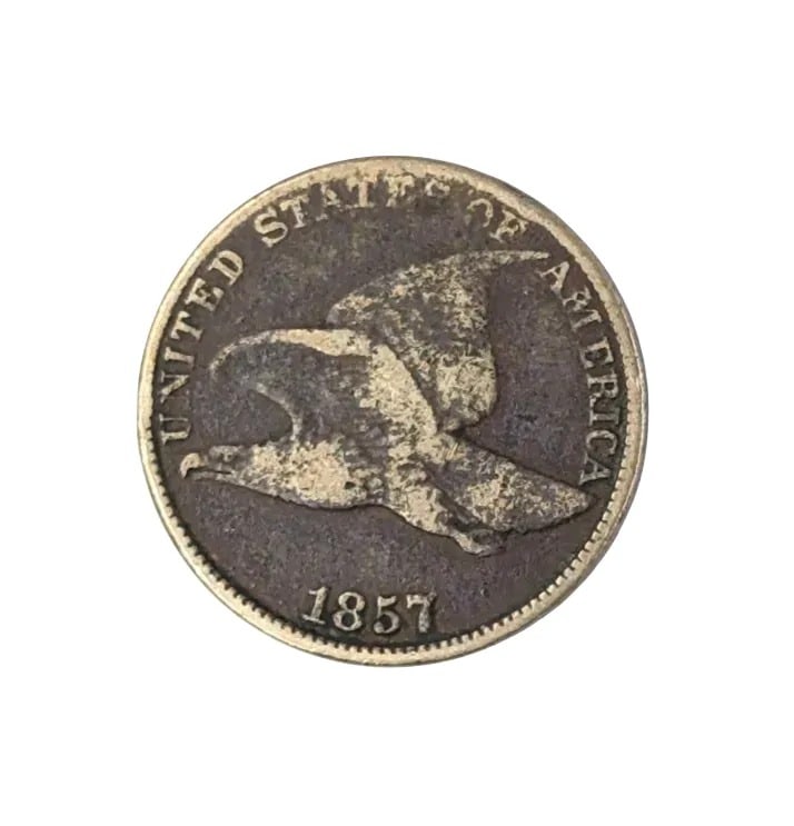 1857 Flying Cent (1 of 2)