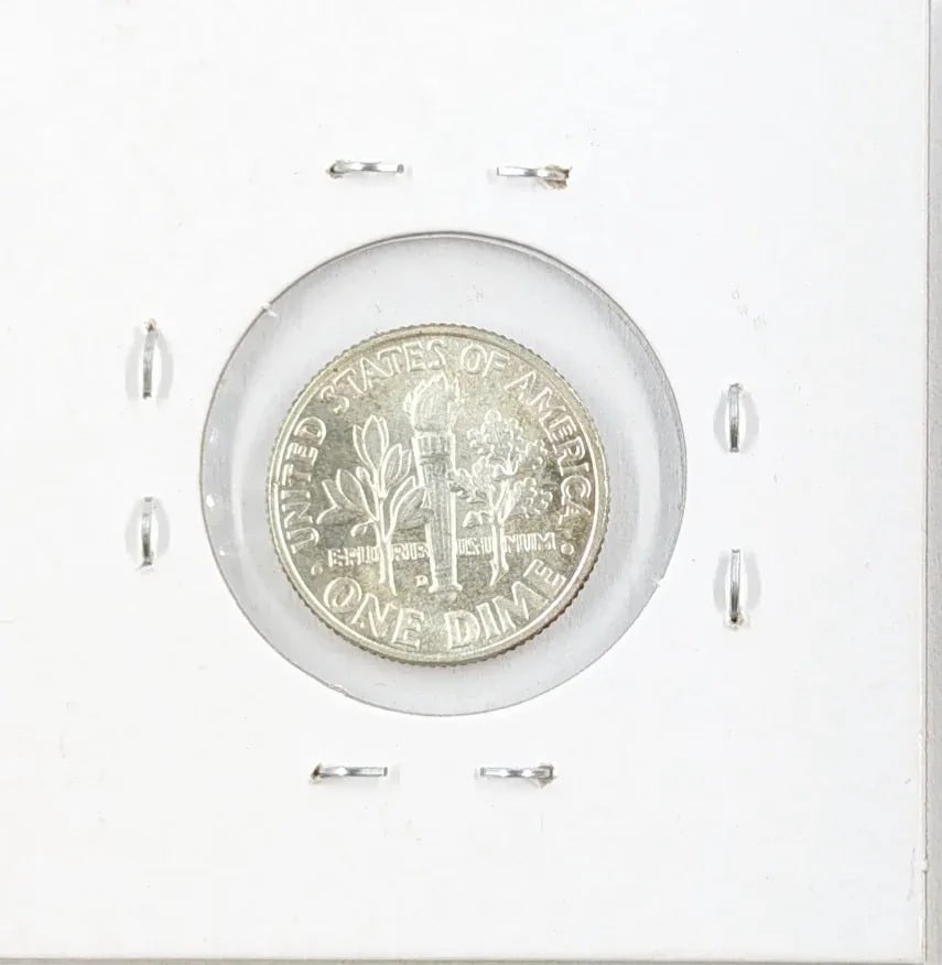 1948-D Uncirculated Silver Roosevelt Dime - 2