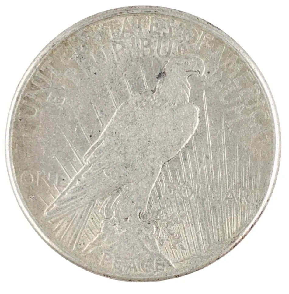 1926-S Silver Peace Dollar - 2