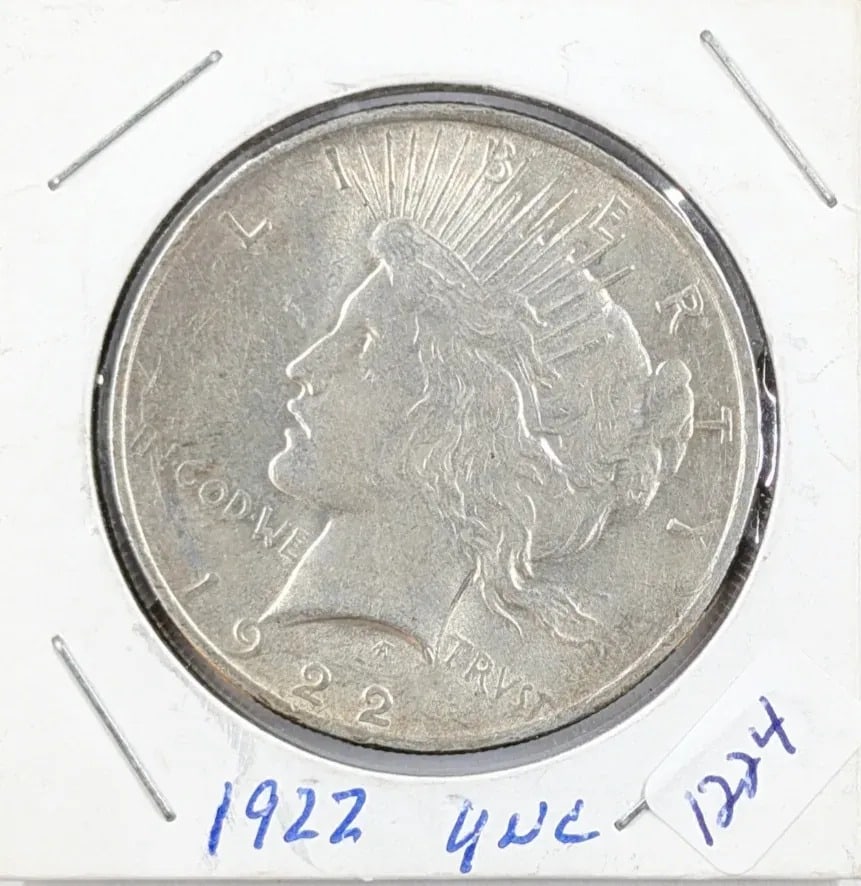 1922 Silver Peace Dollar: _
