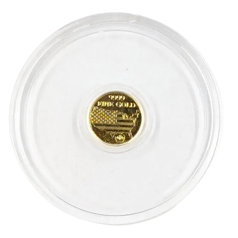 1/500th oz .999 Fine Gold Round- USA Eagle - 2