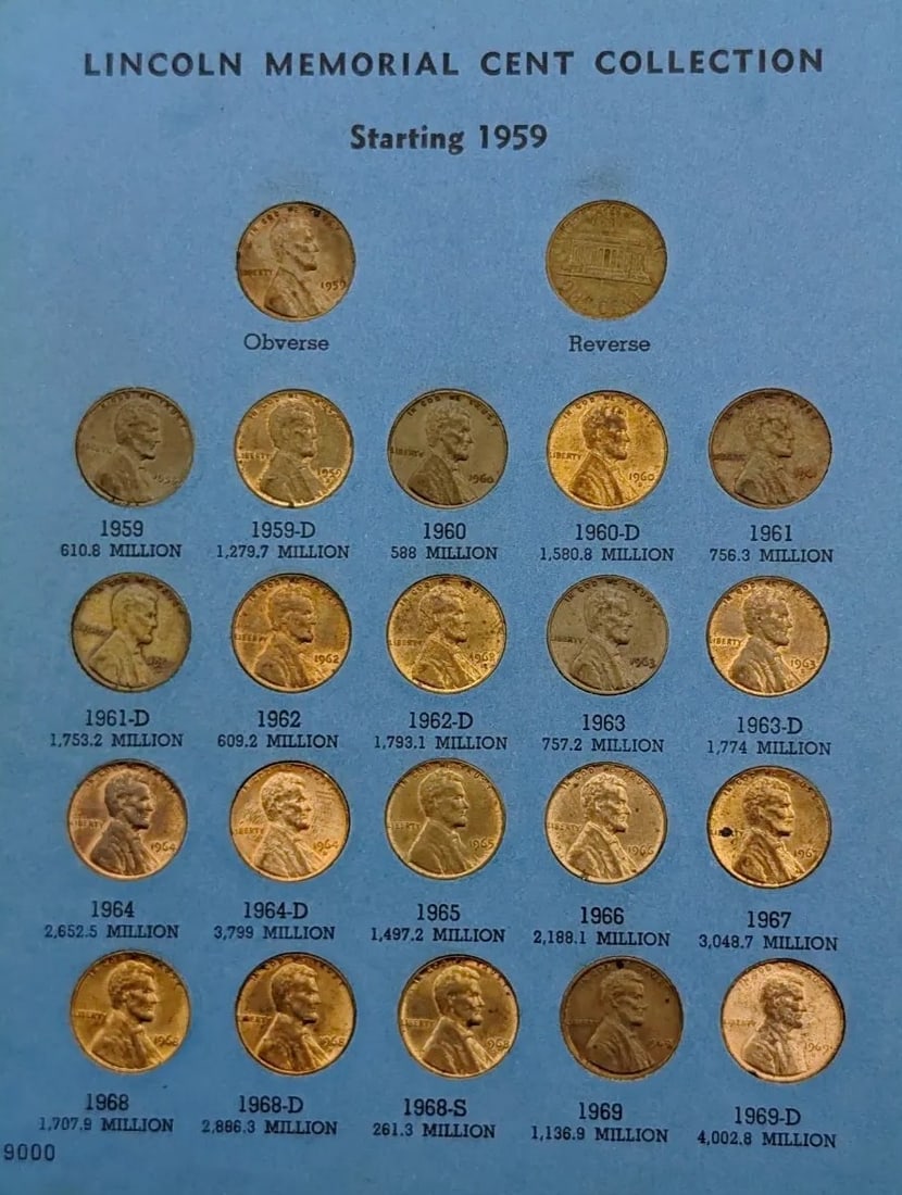Whitman Lincoln Memorial Cent Coin Album - 2