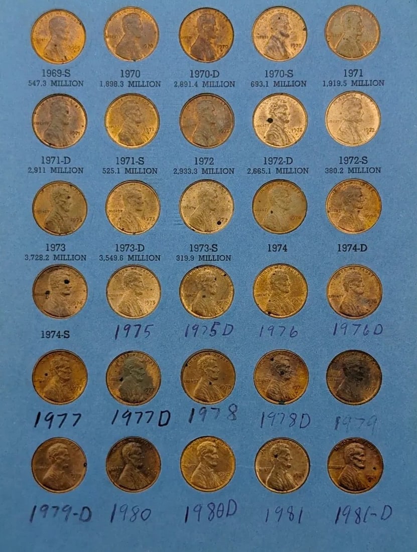 Whitman Lincoln Memorial Cent Coin Album - 3