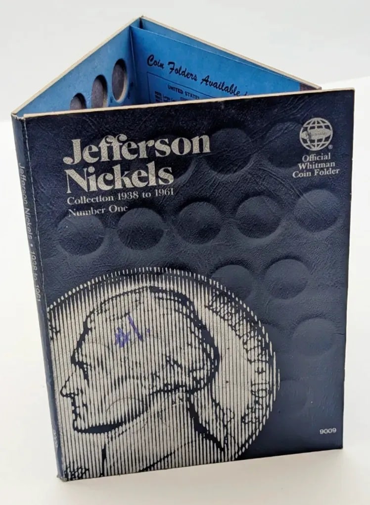 Whitman Jefferson Nickels Coin Album: w/ 27 Coins