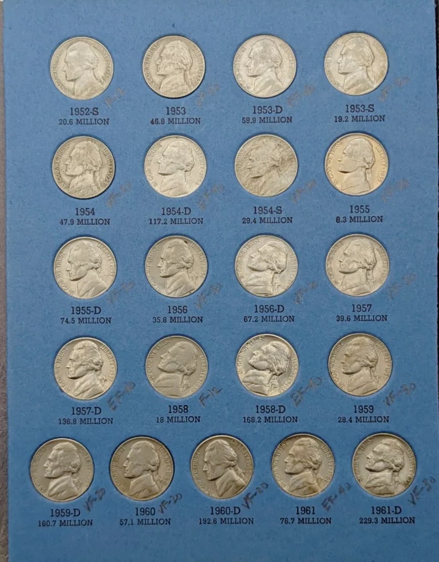 Whitman Jefferson Nickels Coin Album - 4