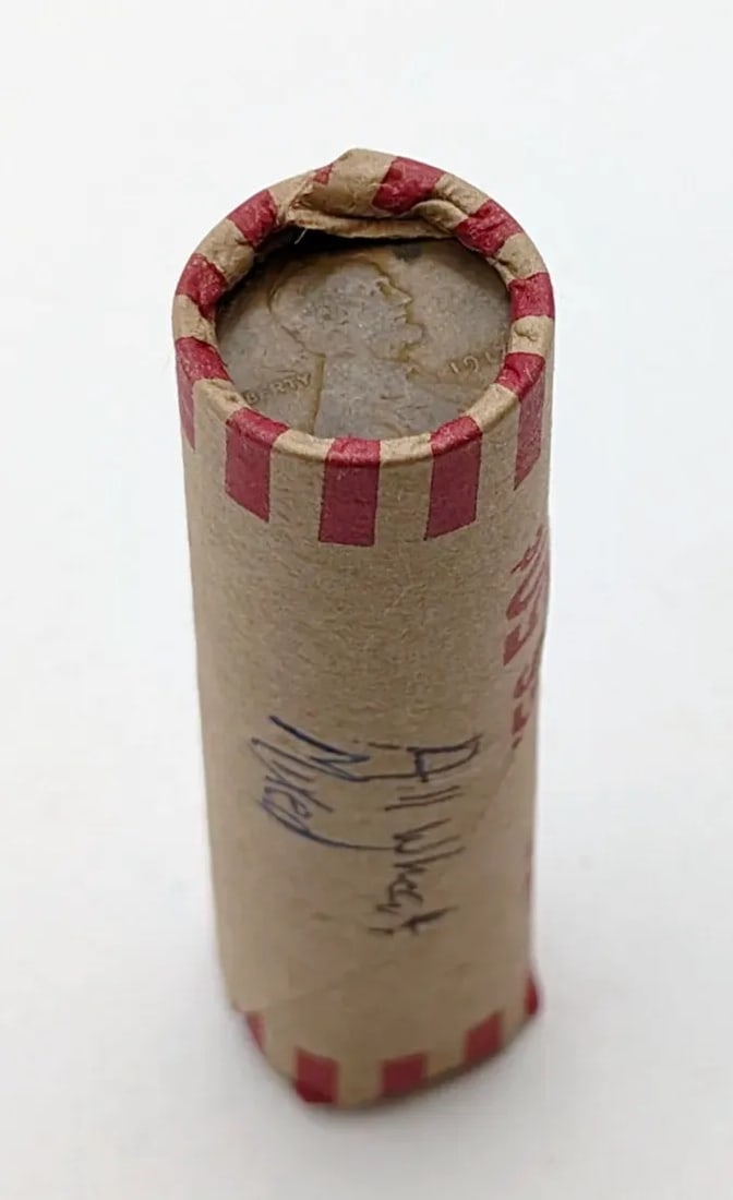 Roll of 50 Mixed Dates Wheat Cents: _