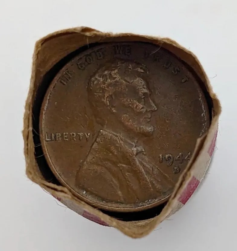 Roll of 50 Mixed Dates Wheat Cents - 3