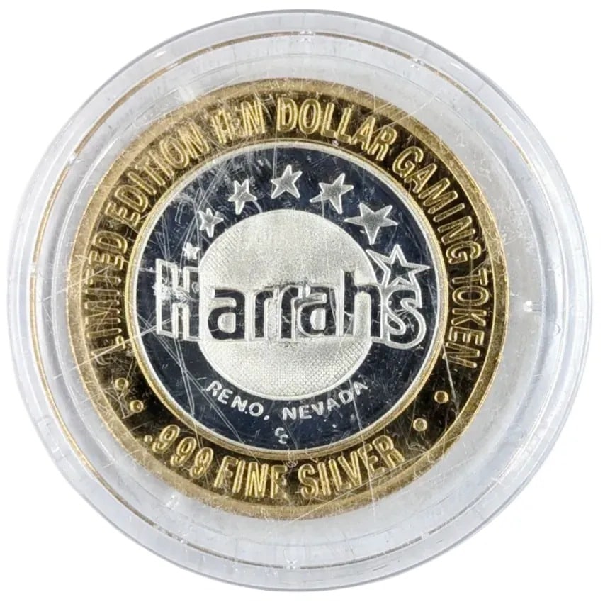 .999 Fine Silver Limited Edition 10 Dollar Gaming Token- 1995 Babe Ruth Centennial - 2