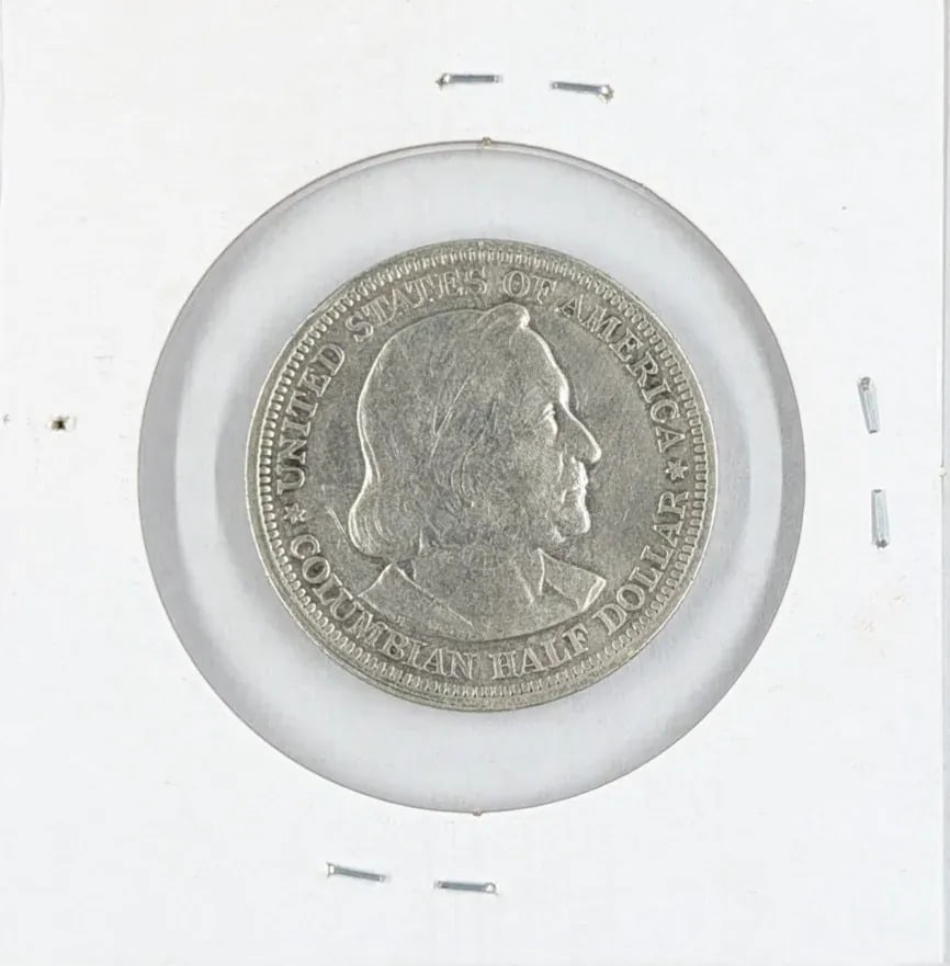 1893 Uncirculated Silver Columbian Half Dollar: _