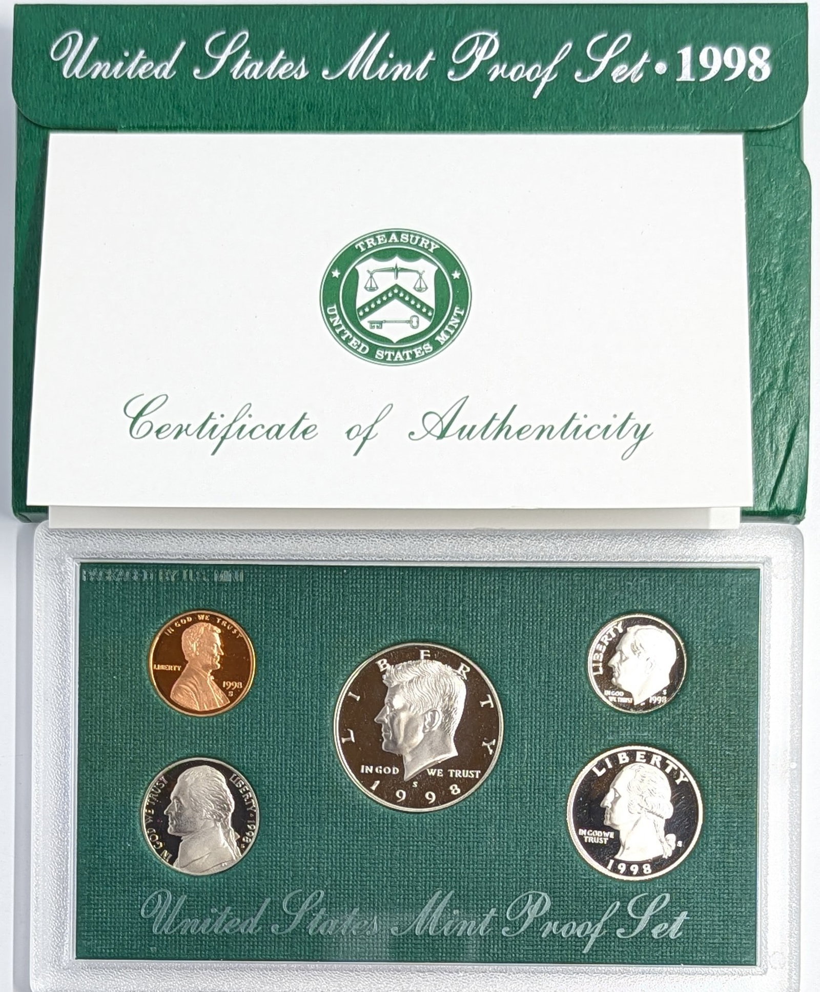 1998 US Mint Proof Set: _