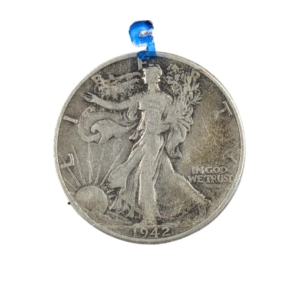 1942 Silver Walking Liberty Half Dollar: _