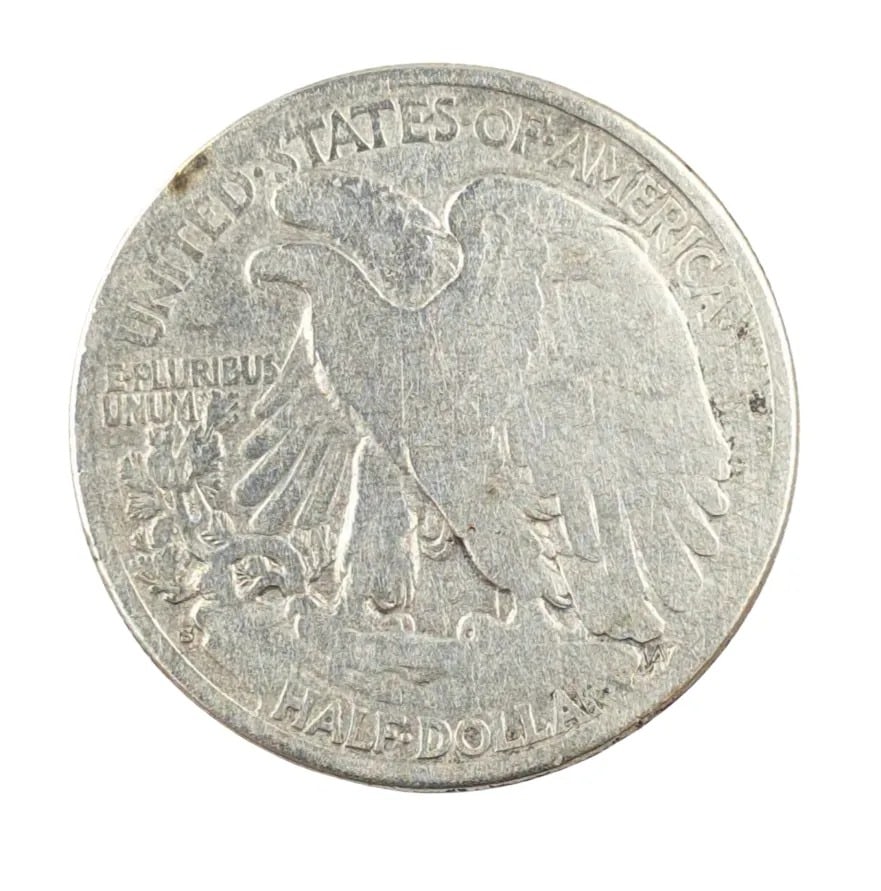 1917-S Silver Walking Liberty Half Dollar - 2