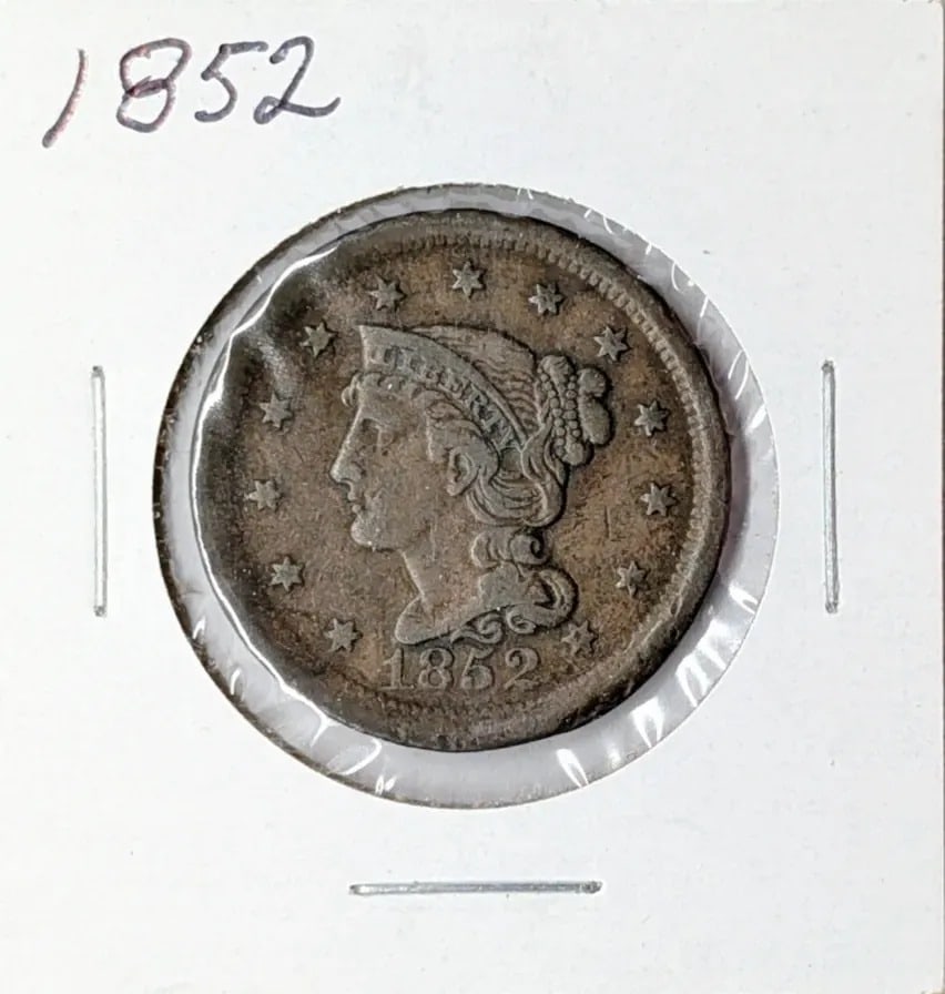 1852 Large Cent: _