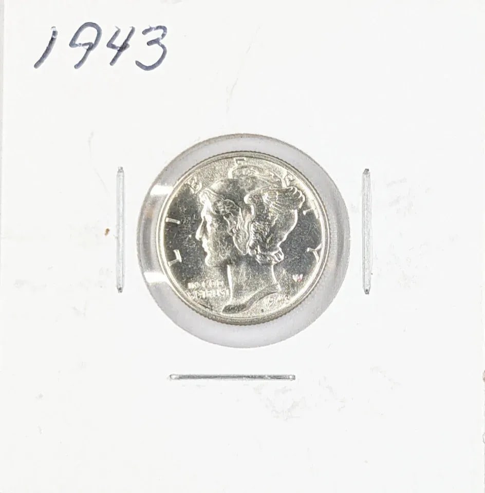1943 Uncirculated Silver Mercury Dime: _
