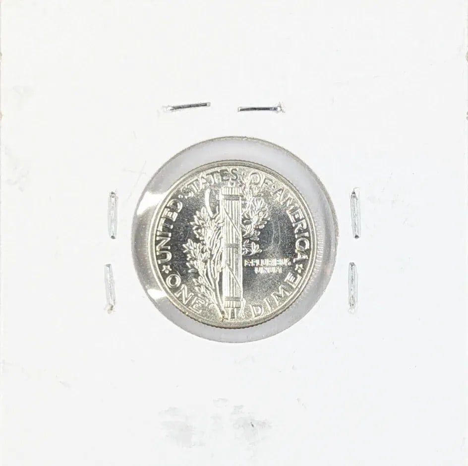 1943 Uncirculated Silver Mercury Dime - 2