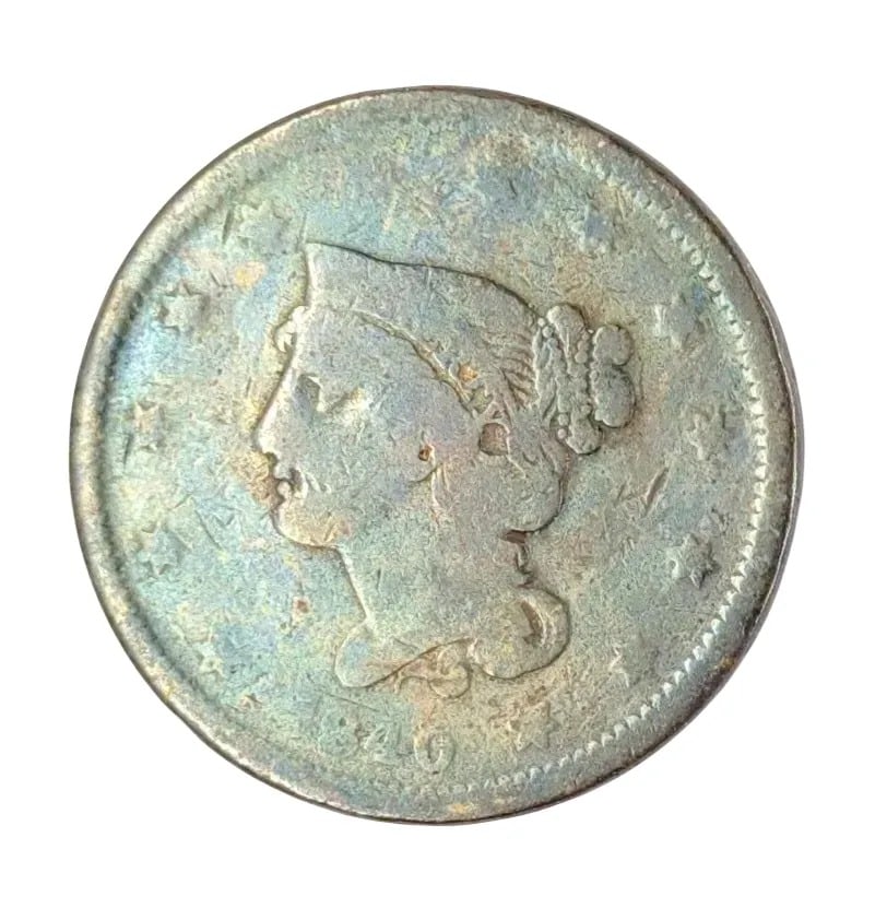 1840 Large Cent- Beautifully Toned: _