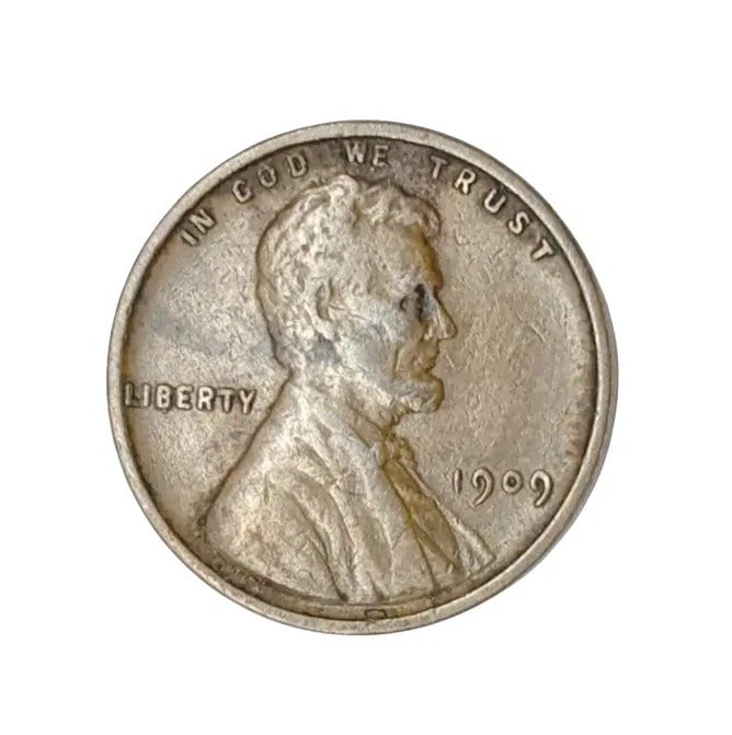 1909 VDB Wheat Cent- First Year of Issue, Semi Key Date (1 of 2)