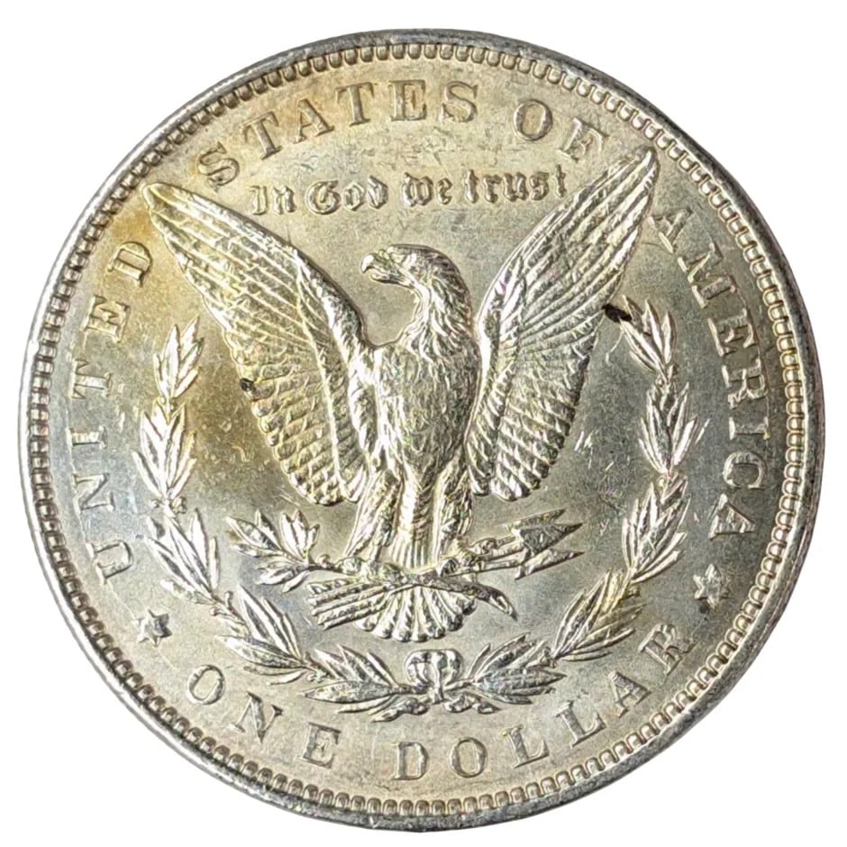 1887 Morgan Silver Dollar- Toned - 2