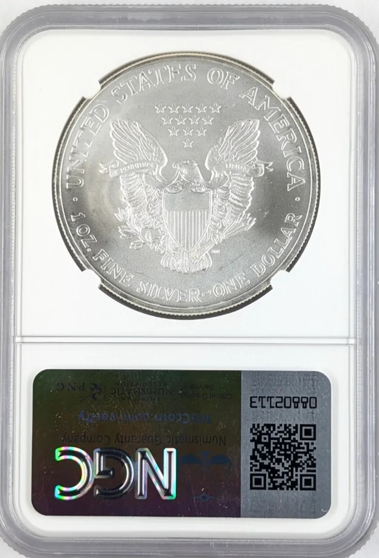NGC 2003 MS69 American Silver Eagle - 2