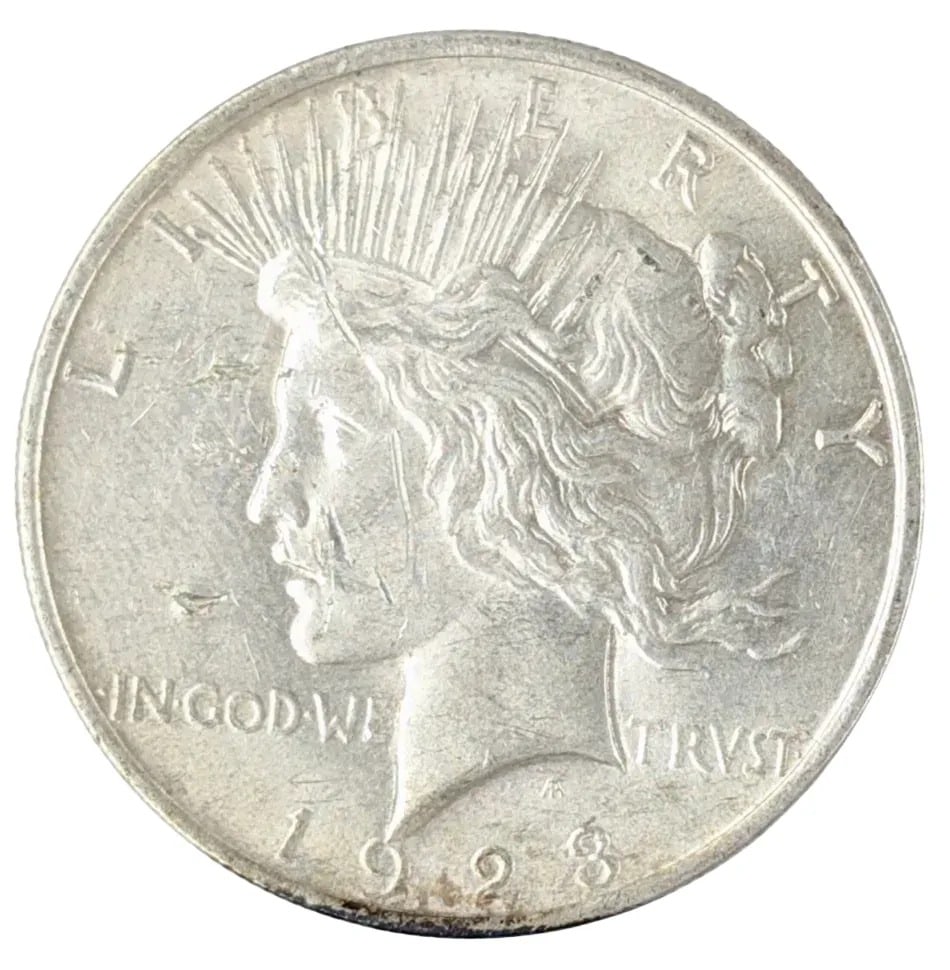 1923 Silver Peace Dollar (1 of 2)