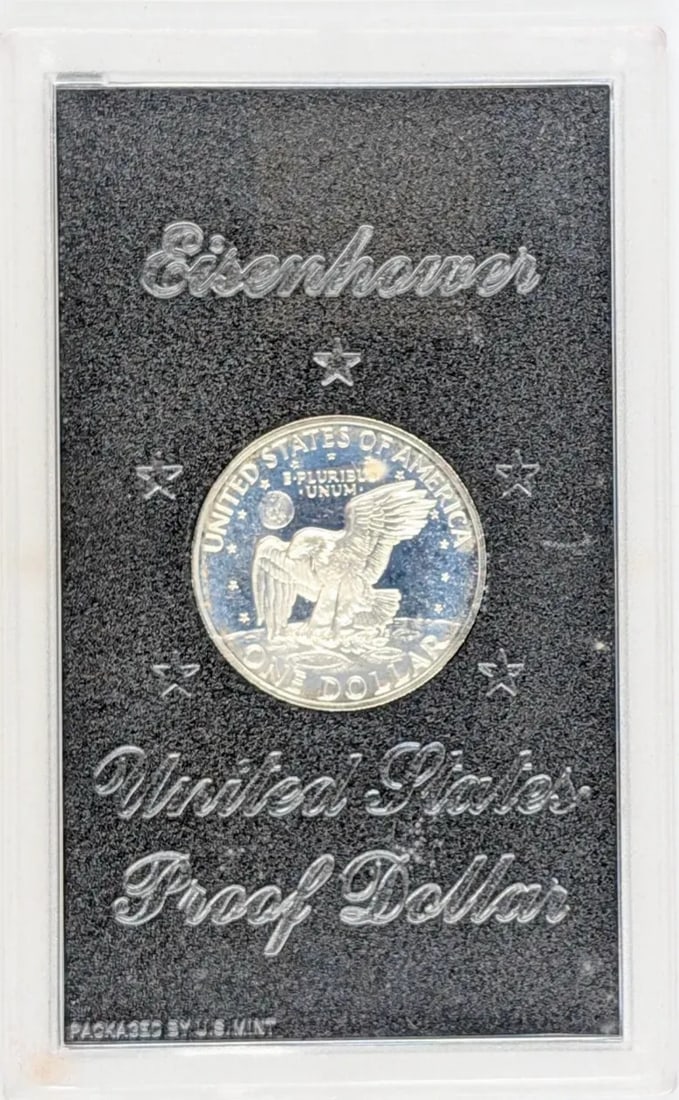 1971-S Eisenhower " Ike" Proof Silver Dollar - 3