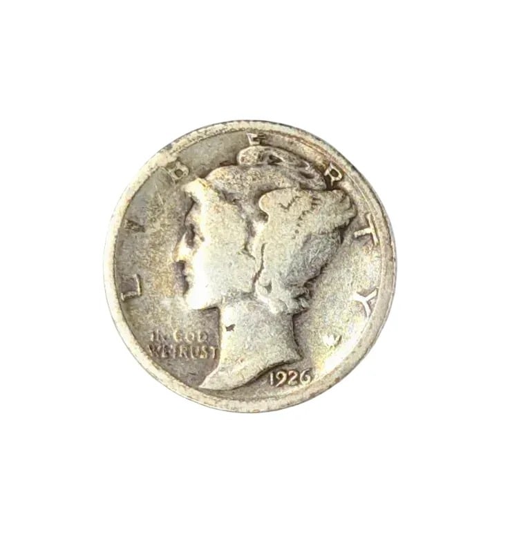 1926 Silver Mercury Dime: _