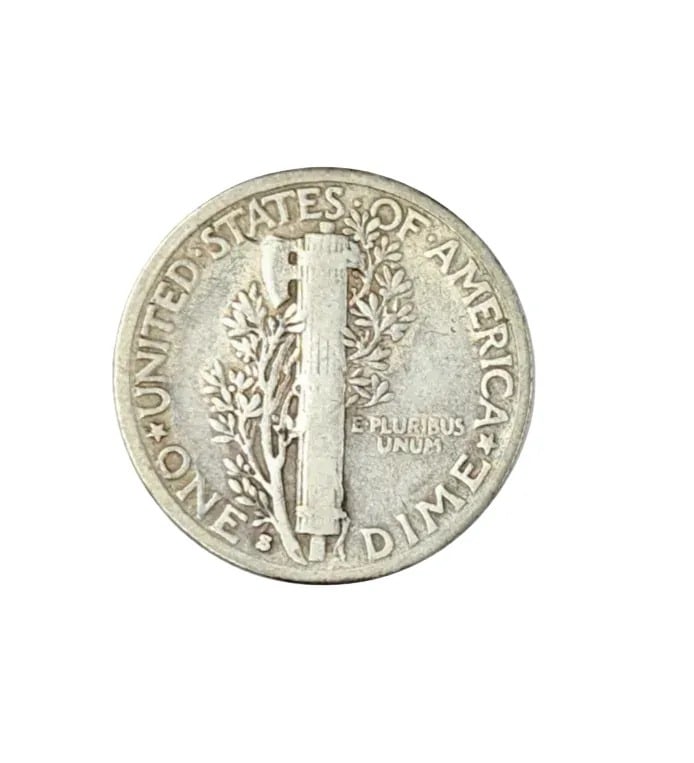 1930-S Silver Mercury Dime - 2