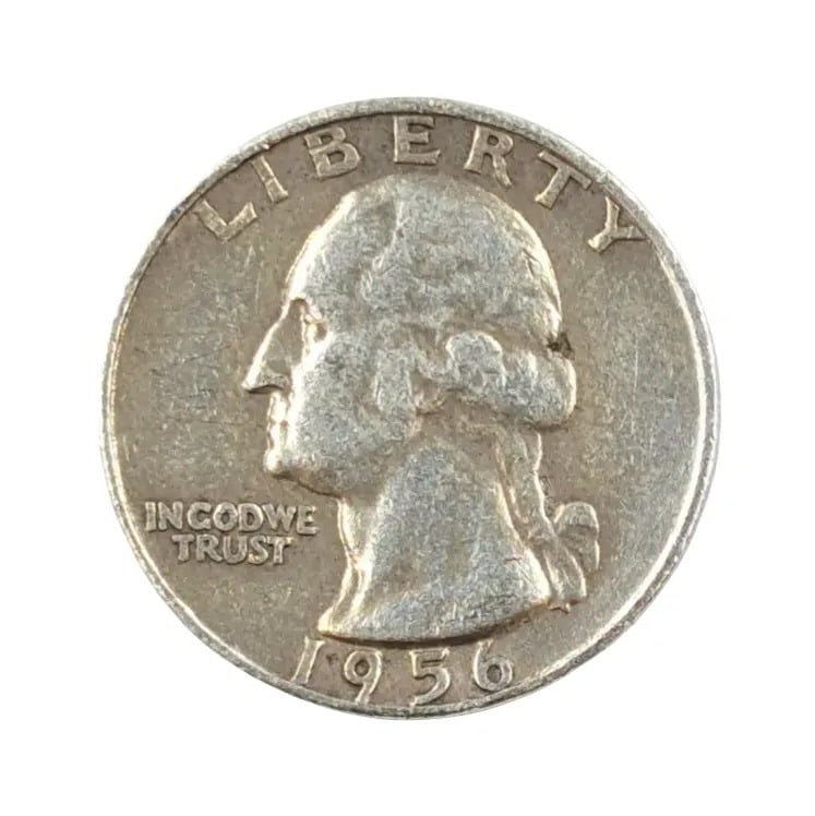 1956-D Silver Washington Quarter: _
