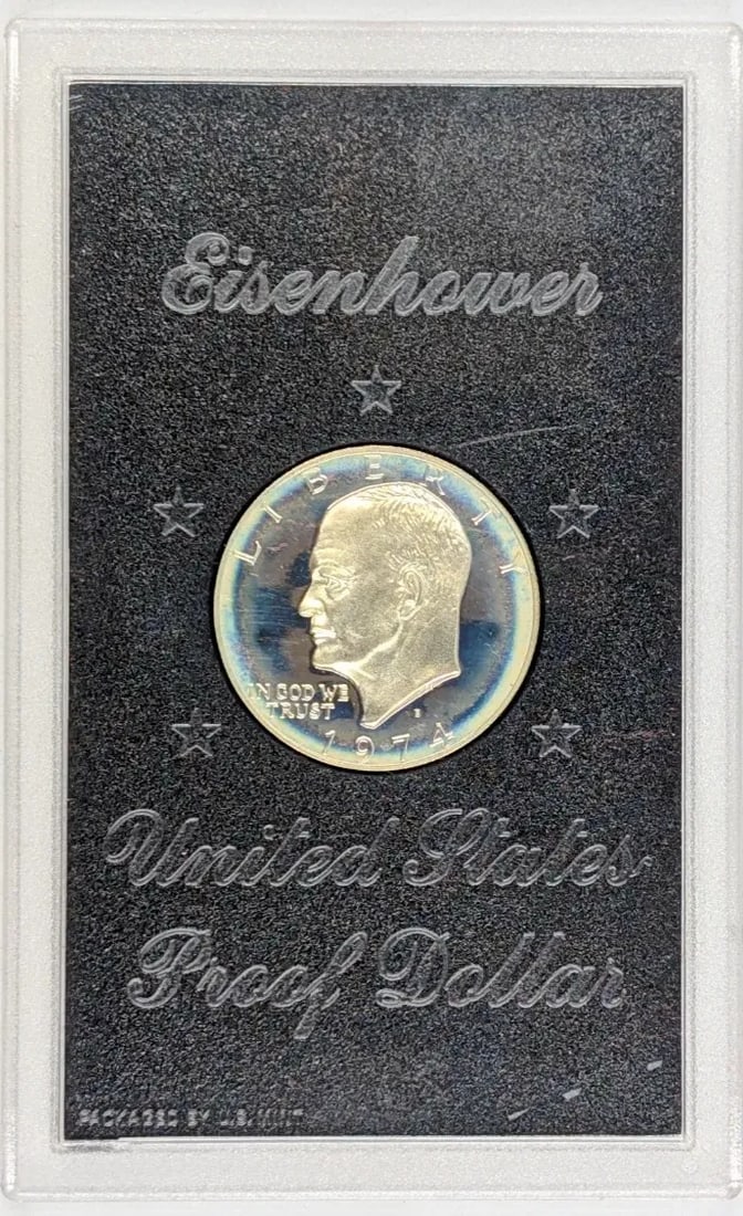 1974-S Eisenhower " Ike" Proof Silver Dollar - 2
