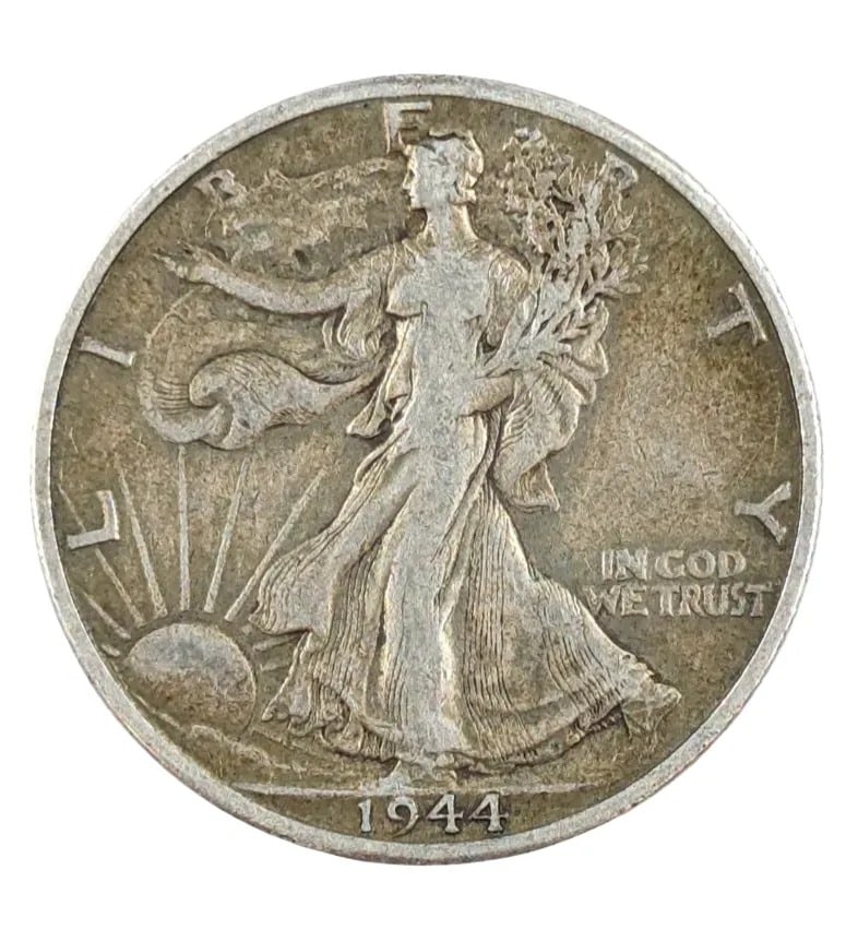 1944-D Silver Walking Liberty Half Dollar (1 of 2)