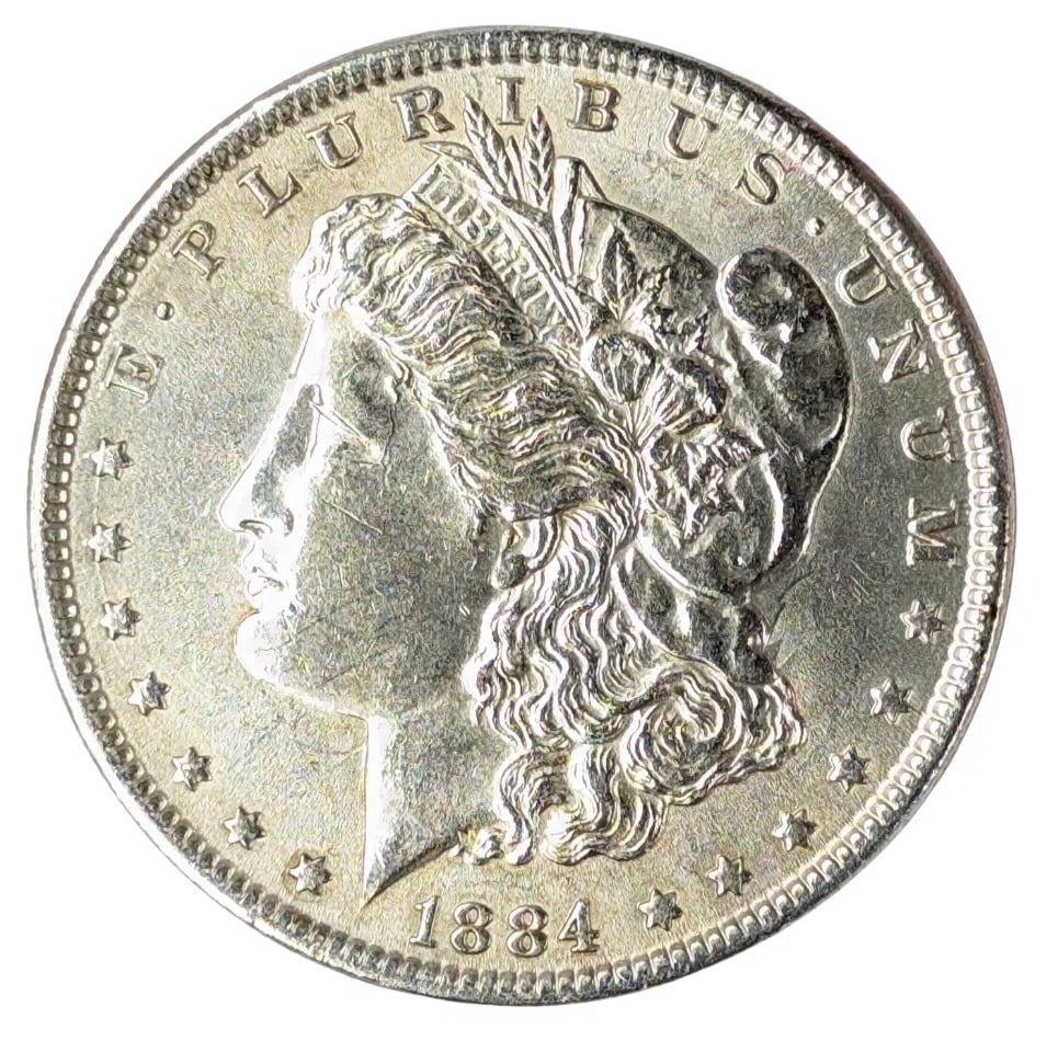 1884 Morgan Silver Dollar: _