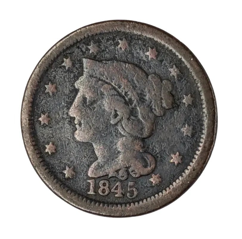 1845 Large Cent: _