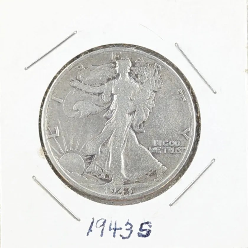 1943-S Silver Walking Liberty Half Dollar (1 of 2)