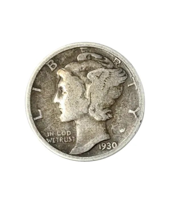 1930 Silver Mercury Dime: _