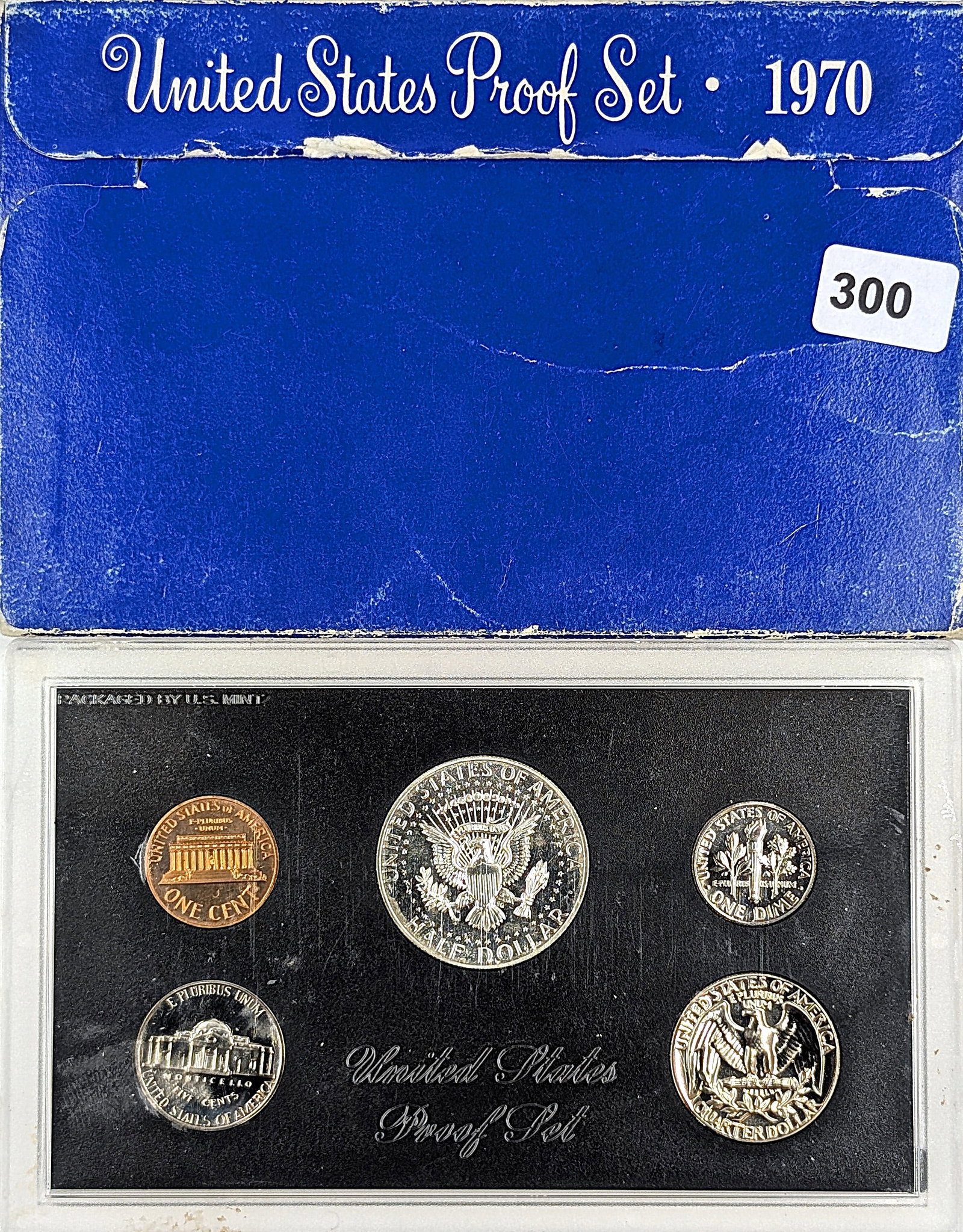 1970 US Proof Set w/ Silver JFK Half - 2