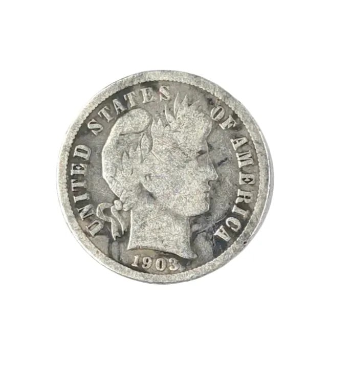 1903 Silver Barber Dime: _