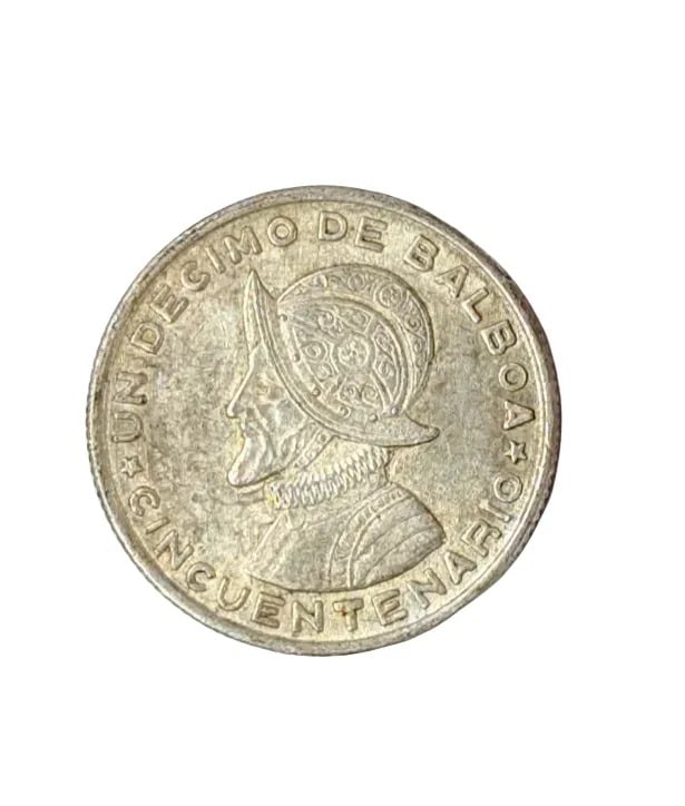 1953 Silver 1/10 Balboa: 90% Silver